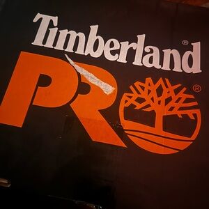 NEW Timberland PRO Wall Decor - Bold Black and Tan.  (9).